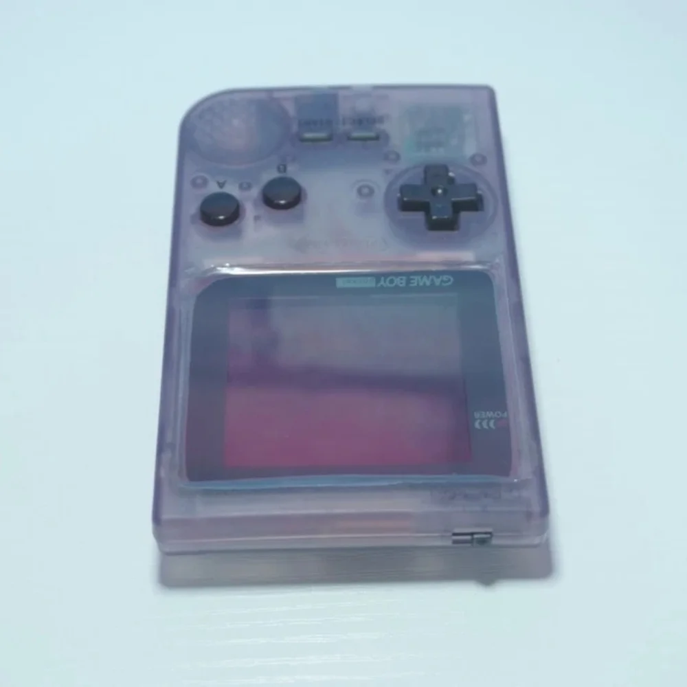 Atomic Purple Nintendo Game Boy Pocket Light (MGB-001) with Backlit IPS Screen